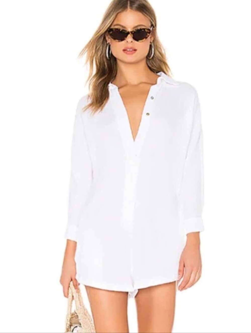Acacia • Kapaa Romper in White size small